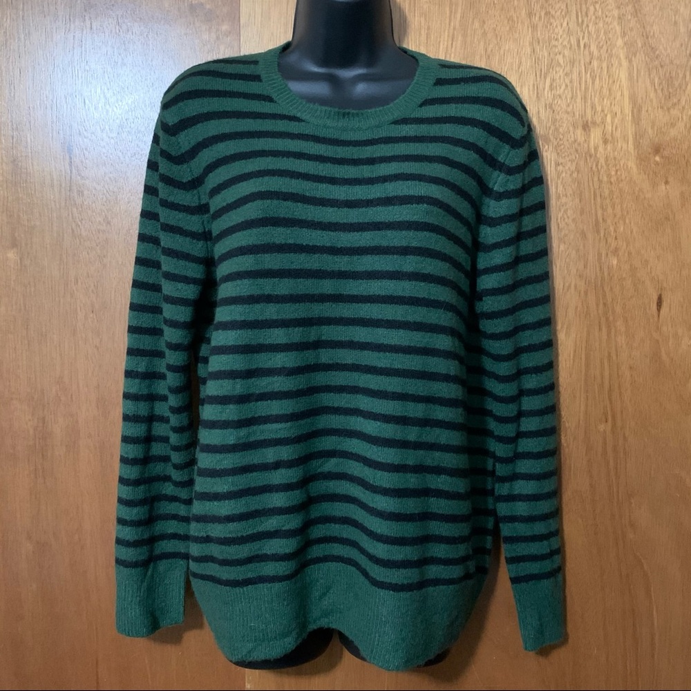 Workshop Women’s Sweater Pullover Stripes New